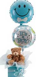 ABC Flowers st. vincent's hospital fitzroy melbourne deliver h003 gift pack with teddy bear and balloon melbourne wide free delivery melbourne inner suburbs